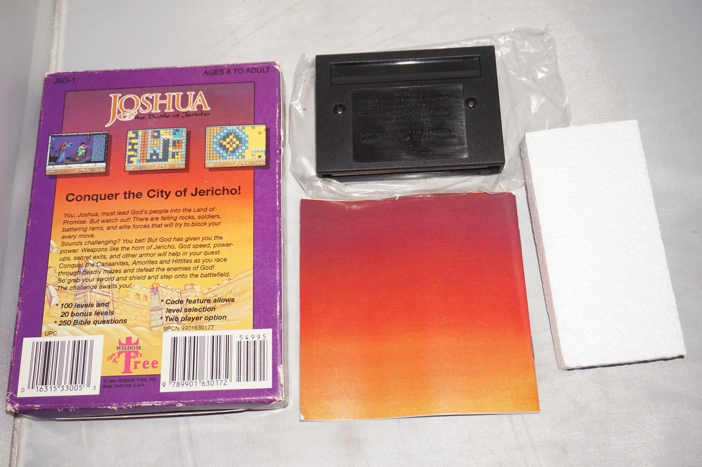 Joshua: The Battle of Jericho (Sega Genesis) Complete in Box CIB
