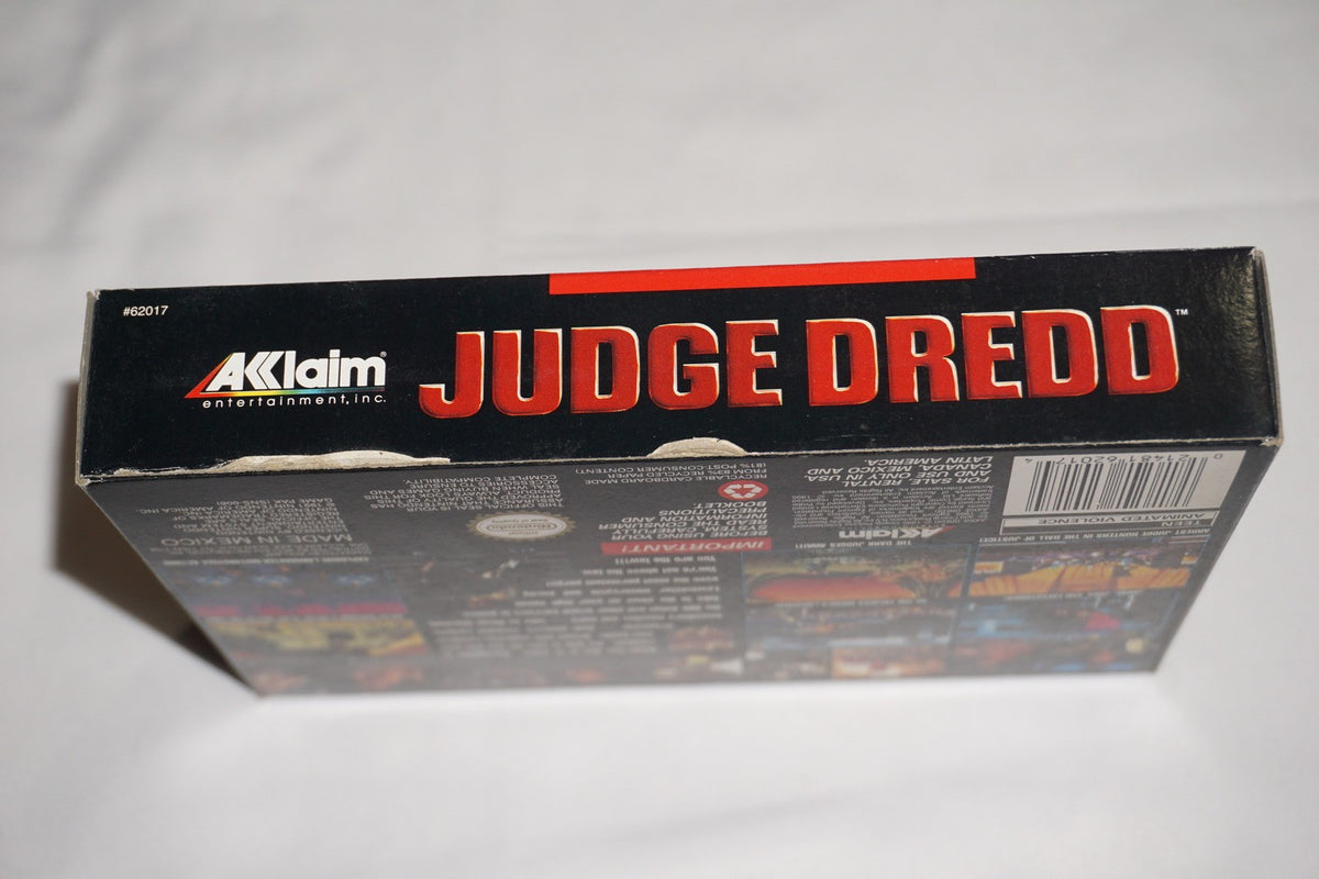 Judge Dredd (Super Nintendo SNES) Complete in Box CIB