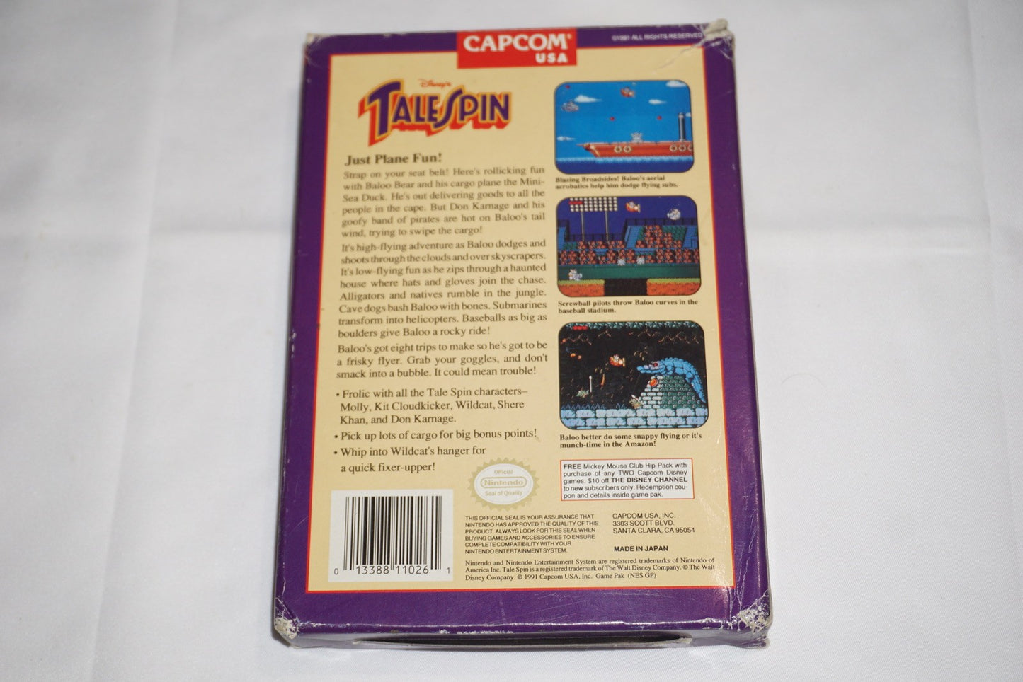 Talespin (Nintendo NES) Complete in Box CIB