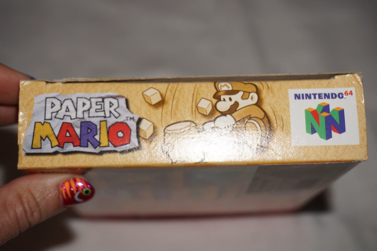 Paper Mario (Nintendo 64 N64) Complete in Box CIB Authentic