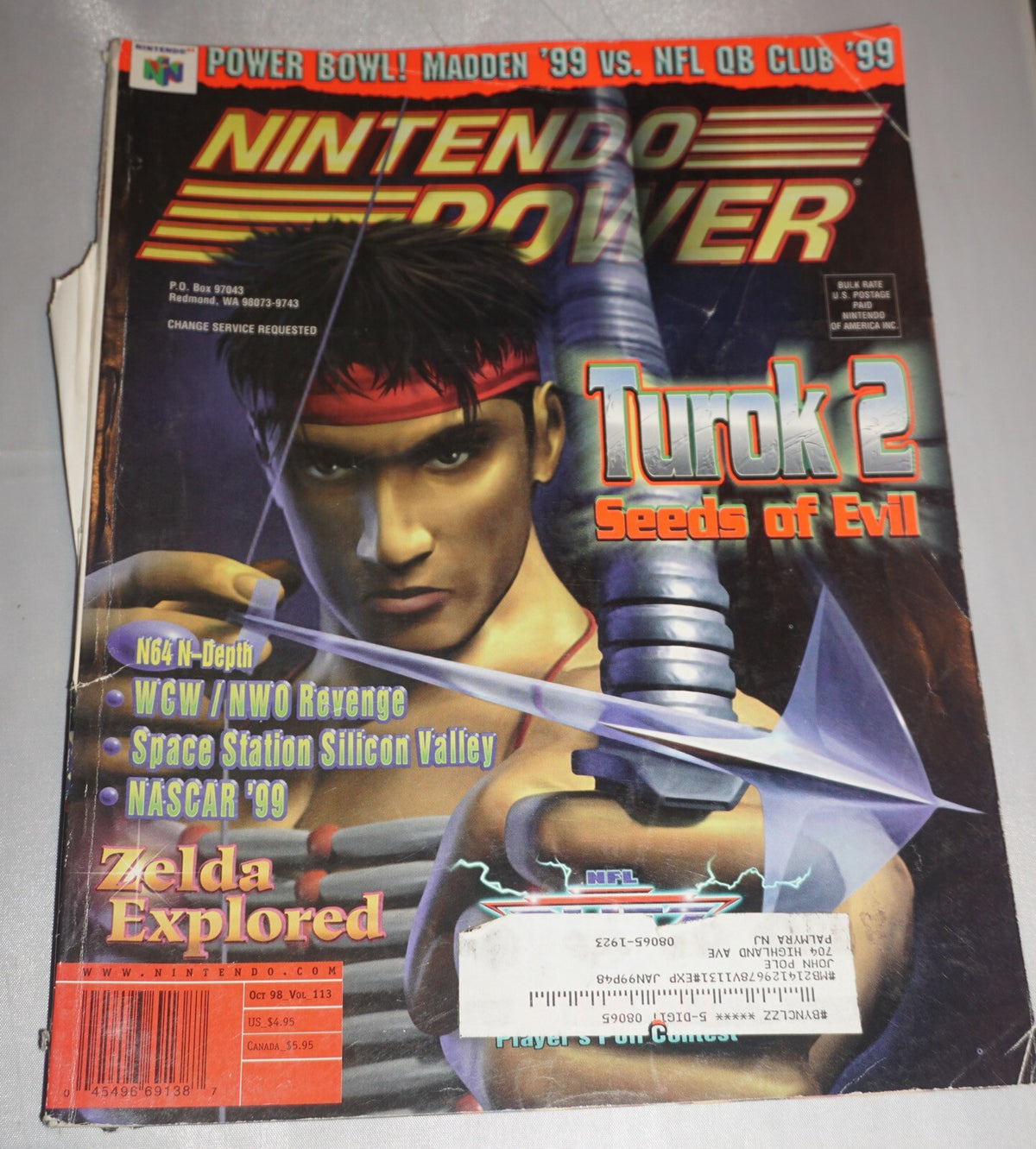 Nintendo Power Vol 113 Turok 2 Magazine #11 Poster