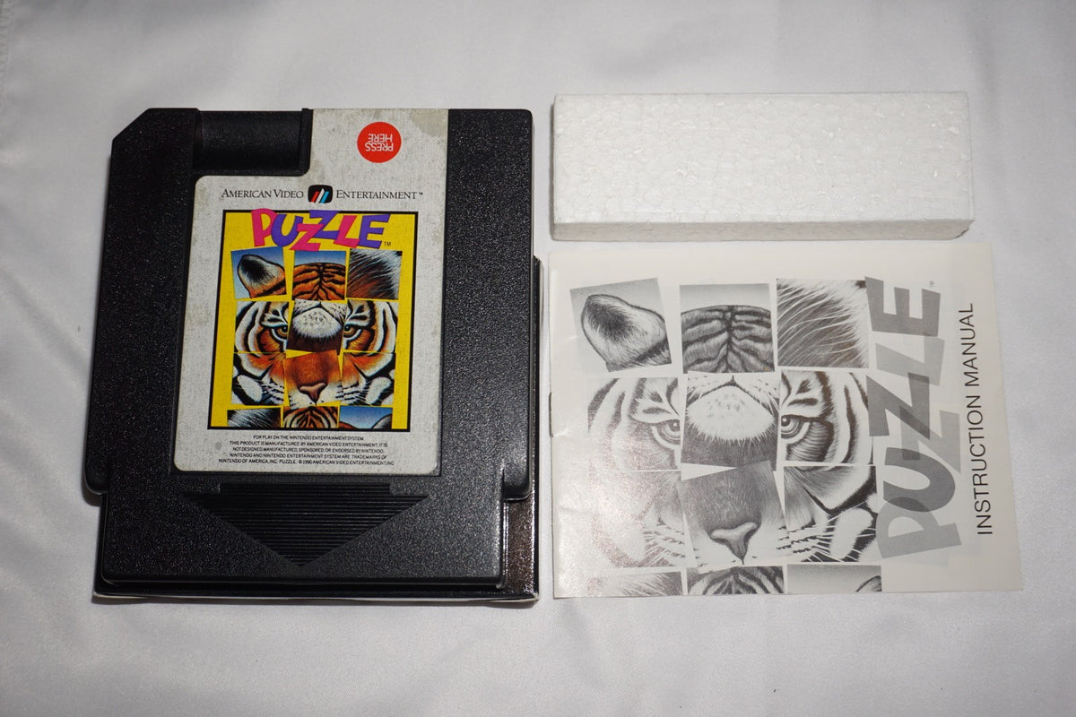 Puzzle AVE American Video (Nintendo NES) Complete in Box CIB