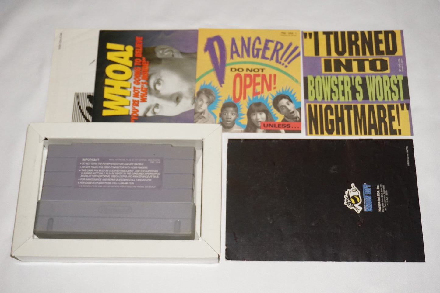 Super Bonk (Super Nintendo SNES) Complete in Box CIB