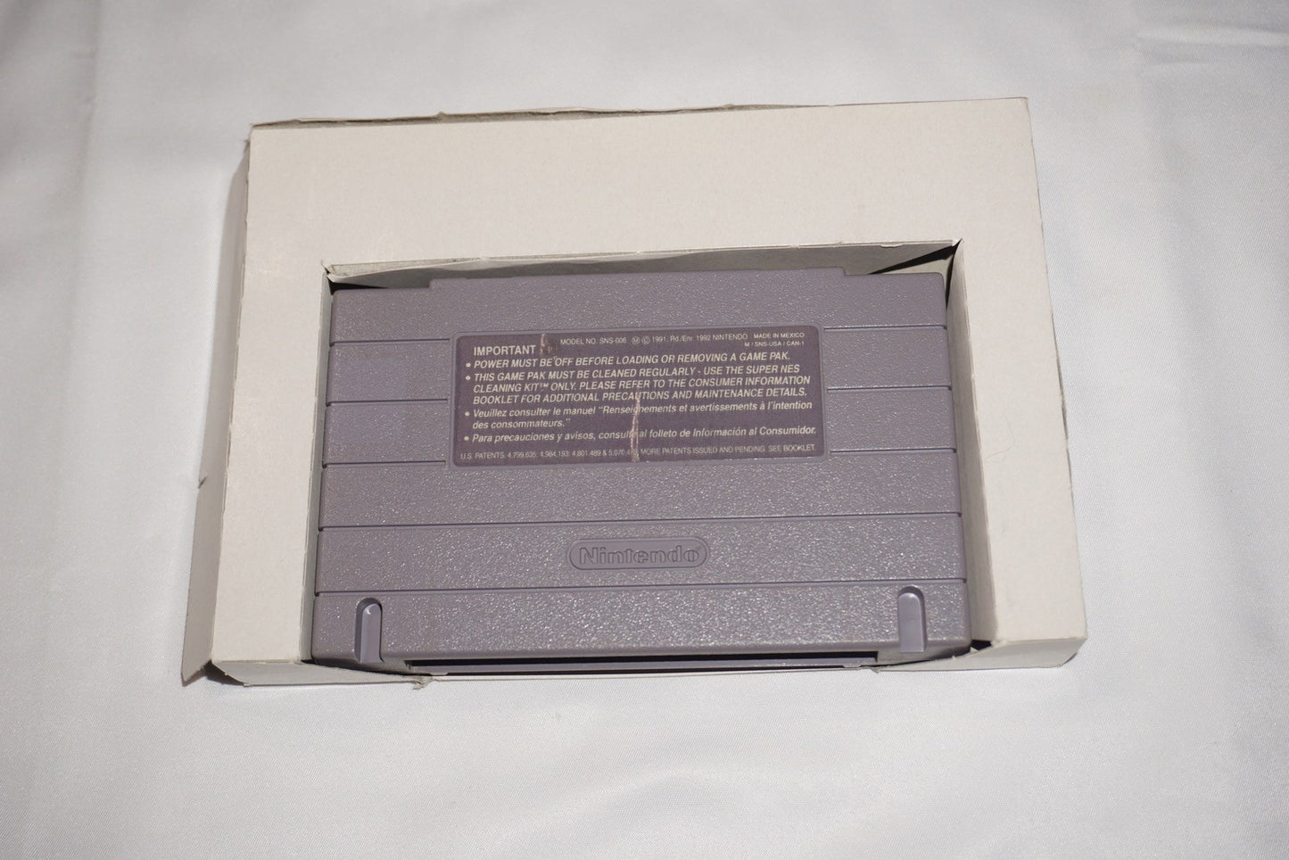 Swat Kats (Super Nintendo SNES) with Box No Manual