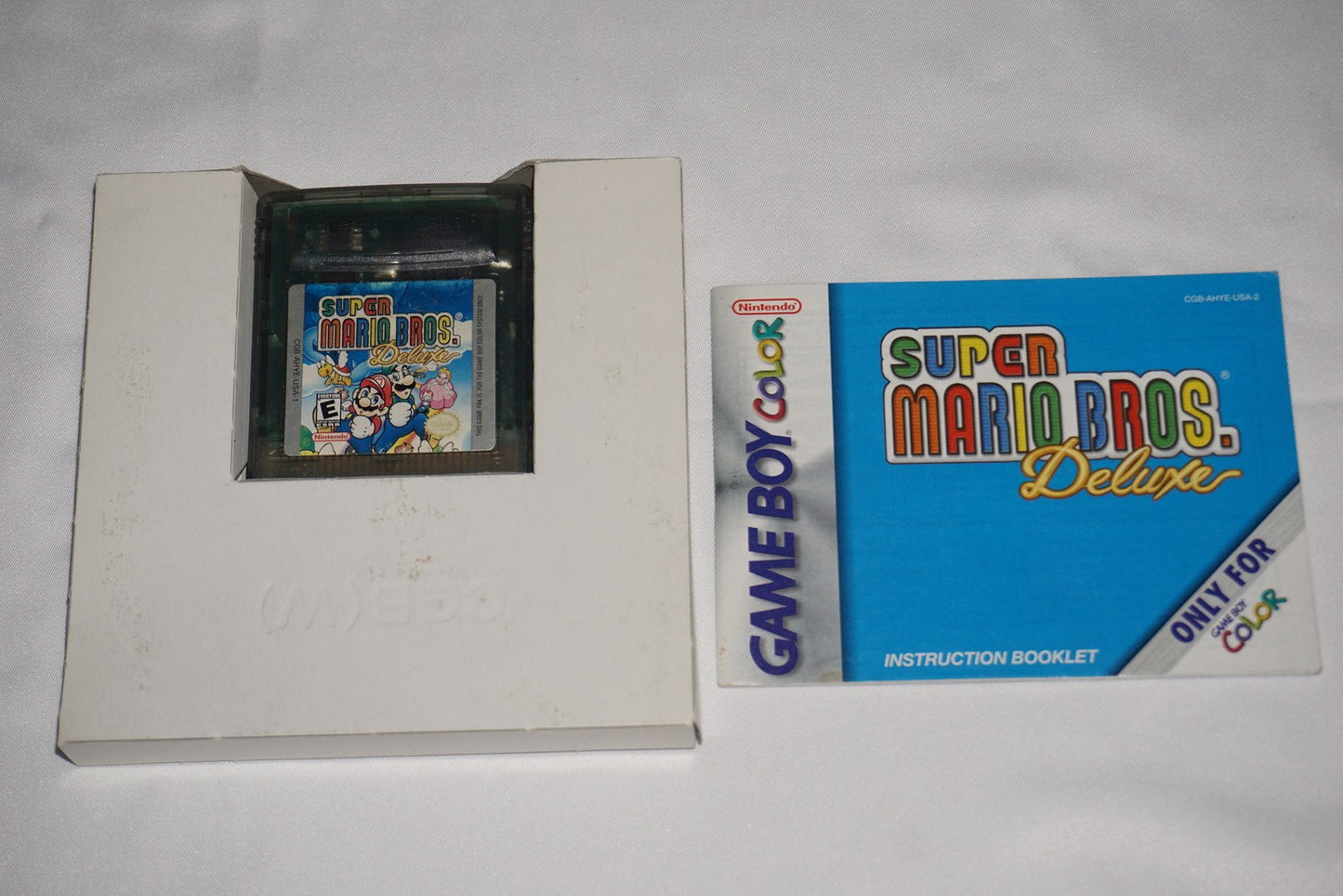 Super Mario Bros Deluxe (Gameboy Color Game Boy GB) Complete CIB Authentic