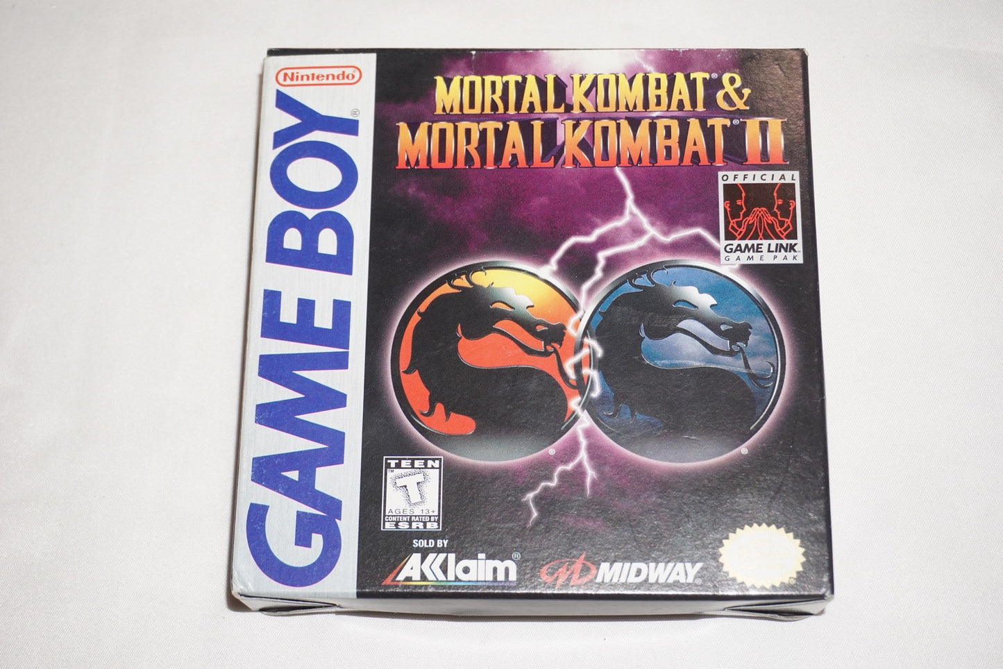 Mortal Kombat I & II 1 2 (Nintendo Game Boy Game Boy) Complete in Box CIB