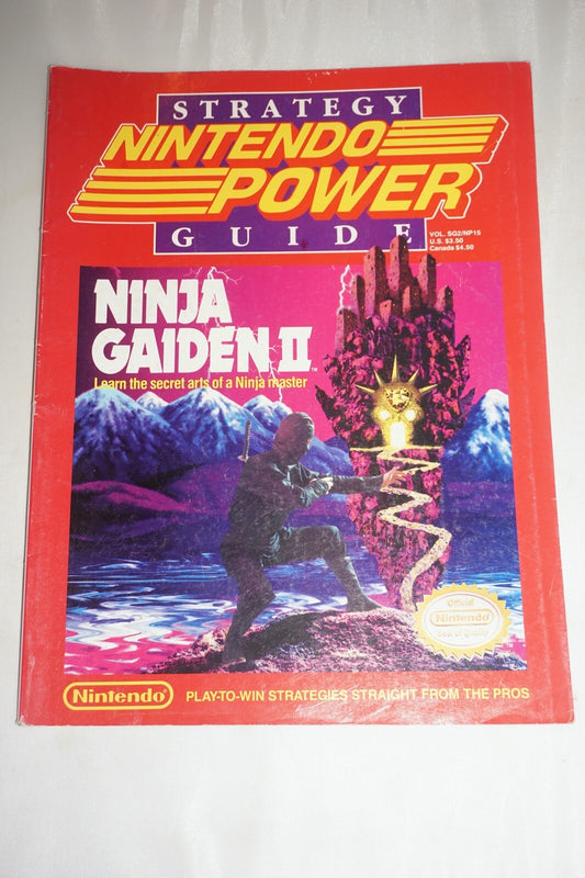 Sg2/Np15 Ninja Gaiden II 2 15 Nintendo Power Magazine #4 Poster