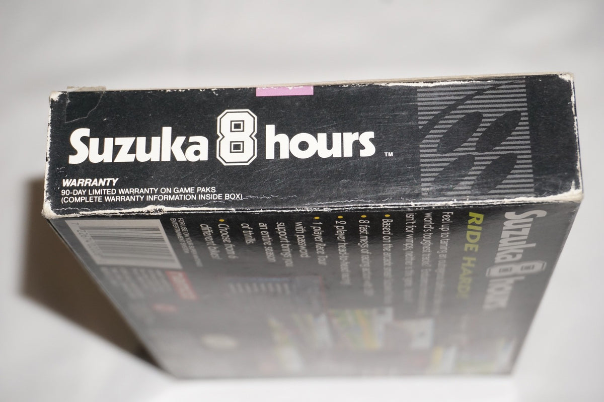 Suzuka 8 Hours (Super Nintendo SNES) Complete in Box w/ Reg CIB