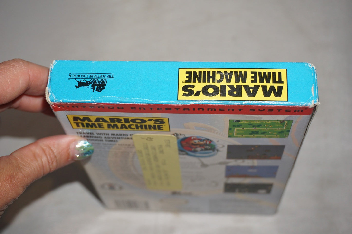 Mario's Time Machine (Nintendo NES) Complete in Box CIB