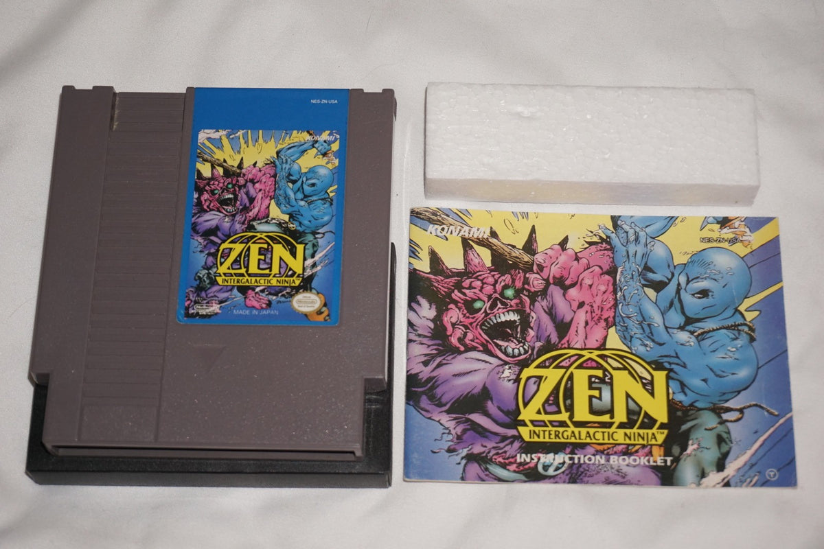 Zen: Intergalactic Ninja (Nintendo NES) Complete in Box CIB