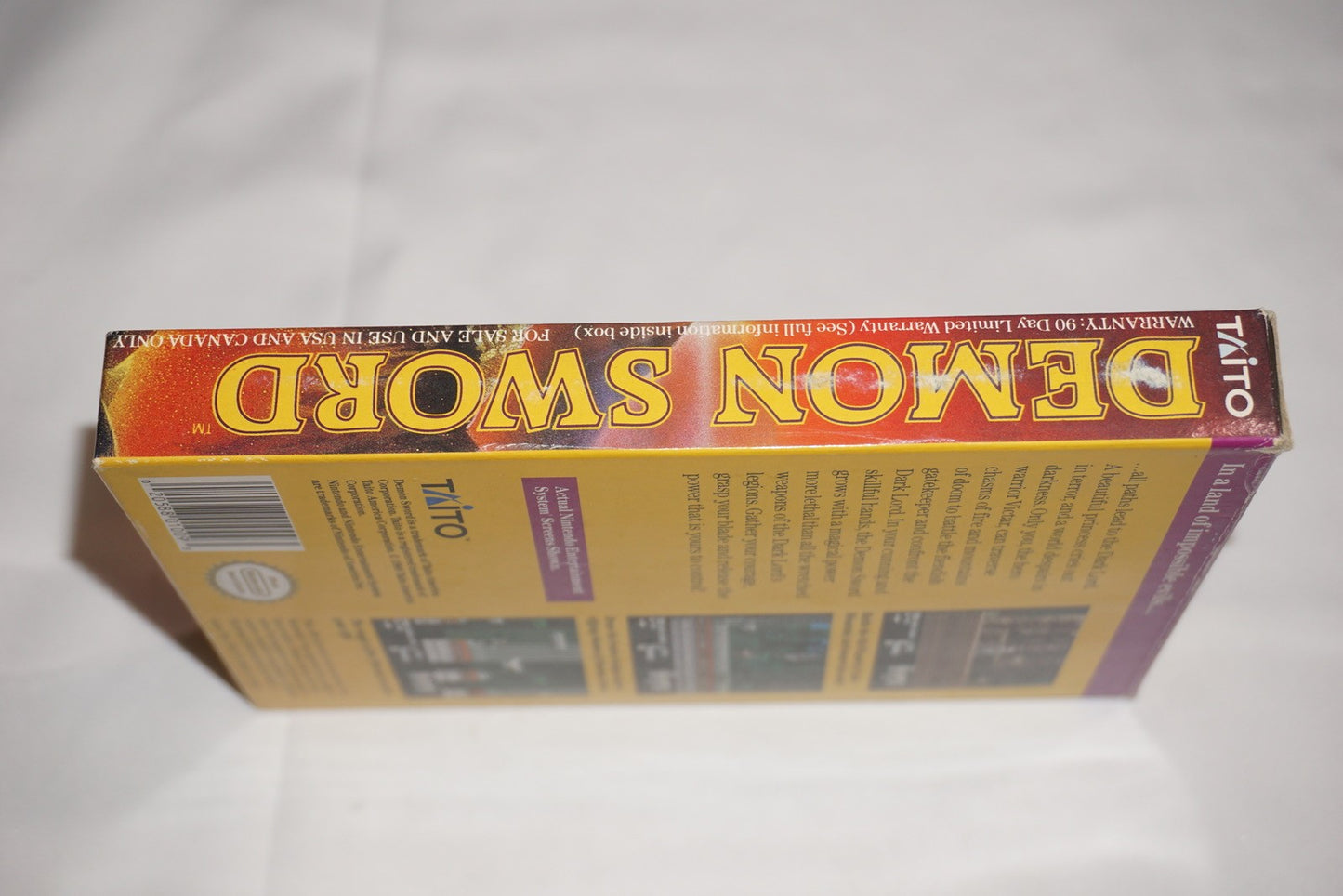 Demon Sword (Nintendo NES) Complete in Box w/ Reg Card CIB