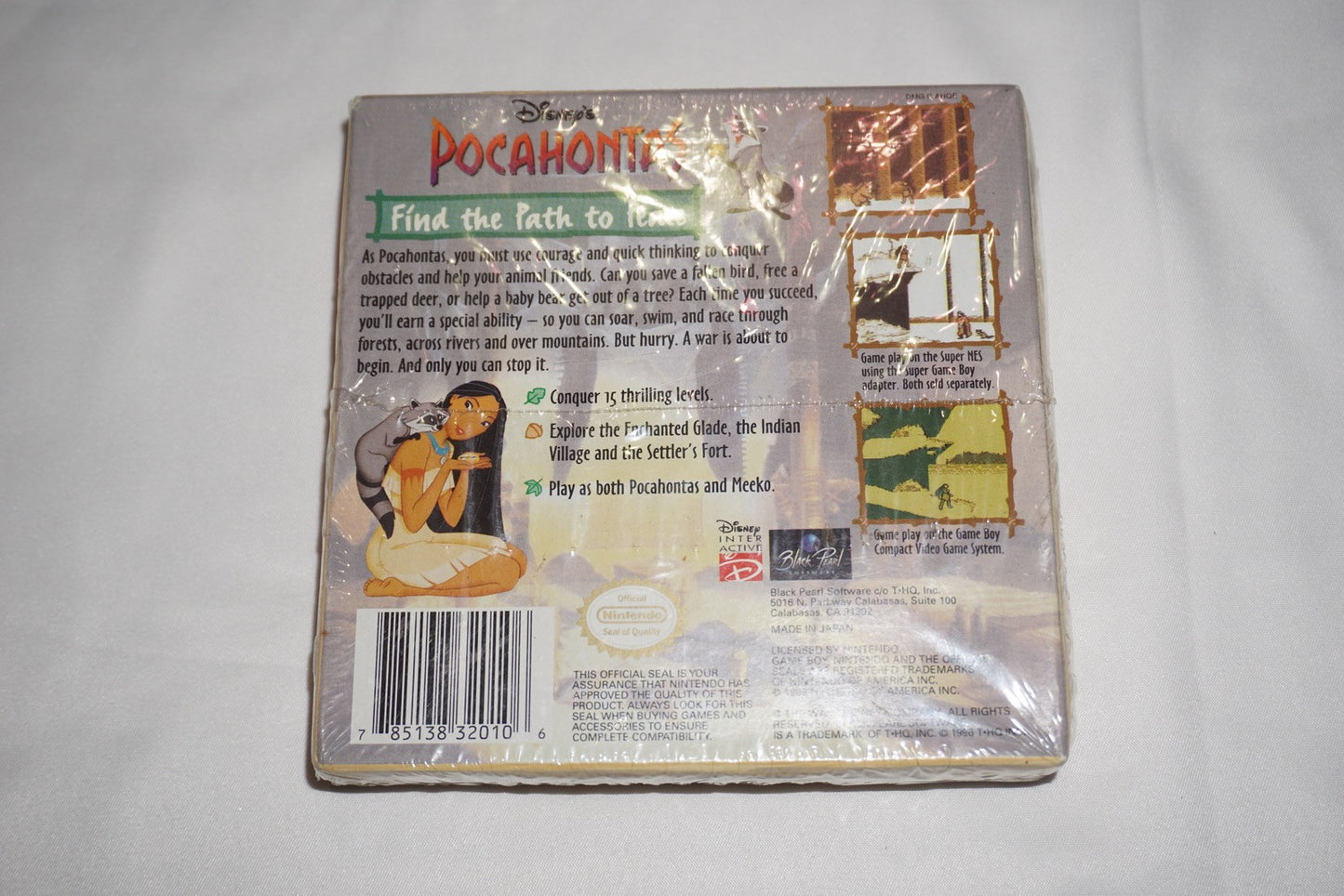 Pocahontas (Nintendo Game Boy Gameboy) NEW Sealed