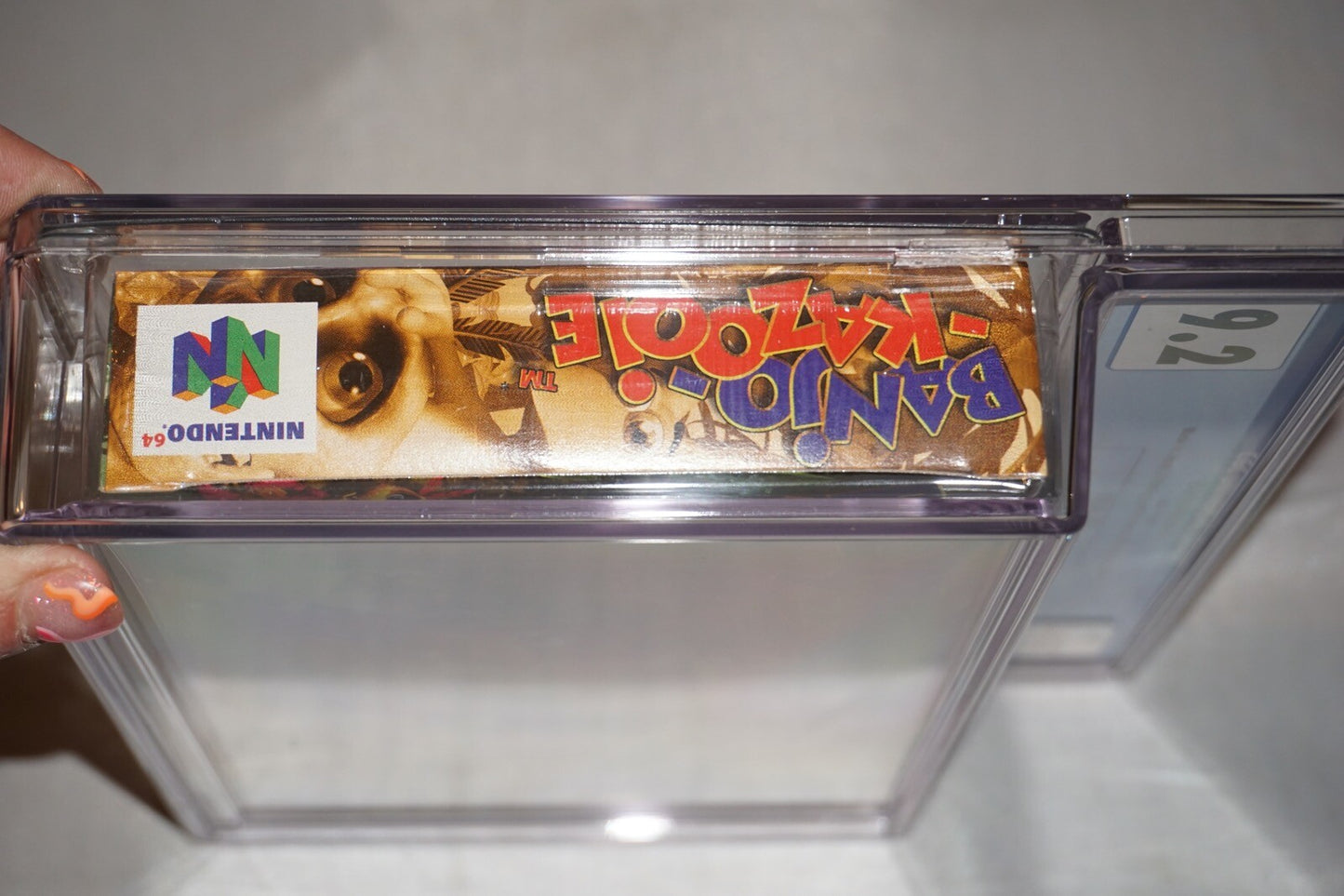 Banjo Kazooie (Nintendo 64 N64) CGC 9.2 A++ NEW Sealed Left Facing Rumble 1st