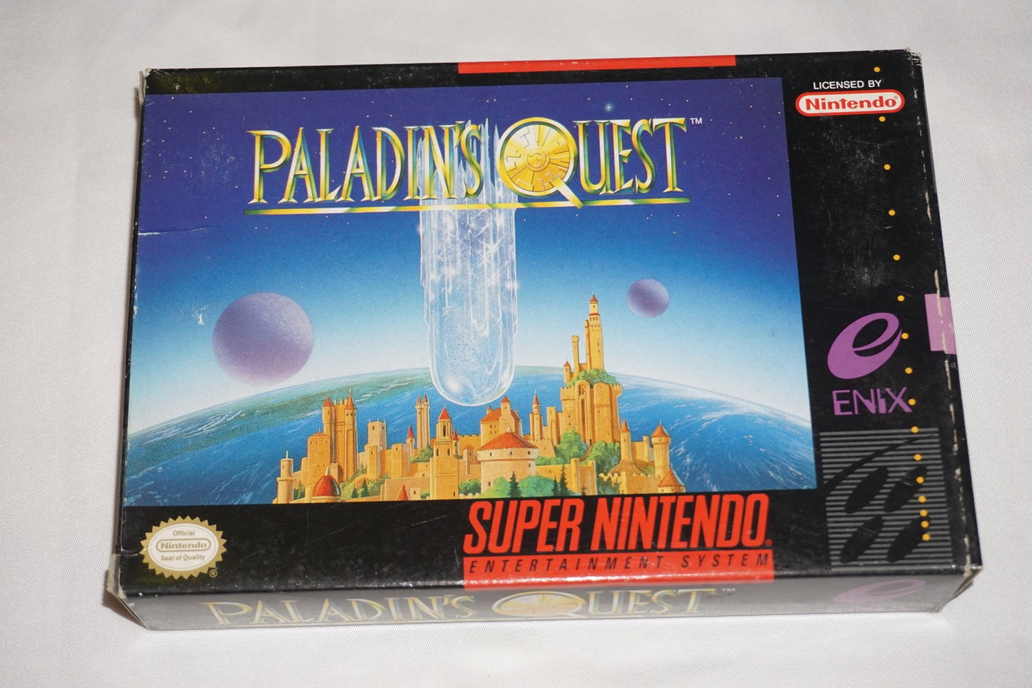 Paladin's Quest (Super Nintendo SNES) Complete in Box w/ Chart CIB