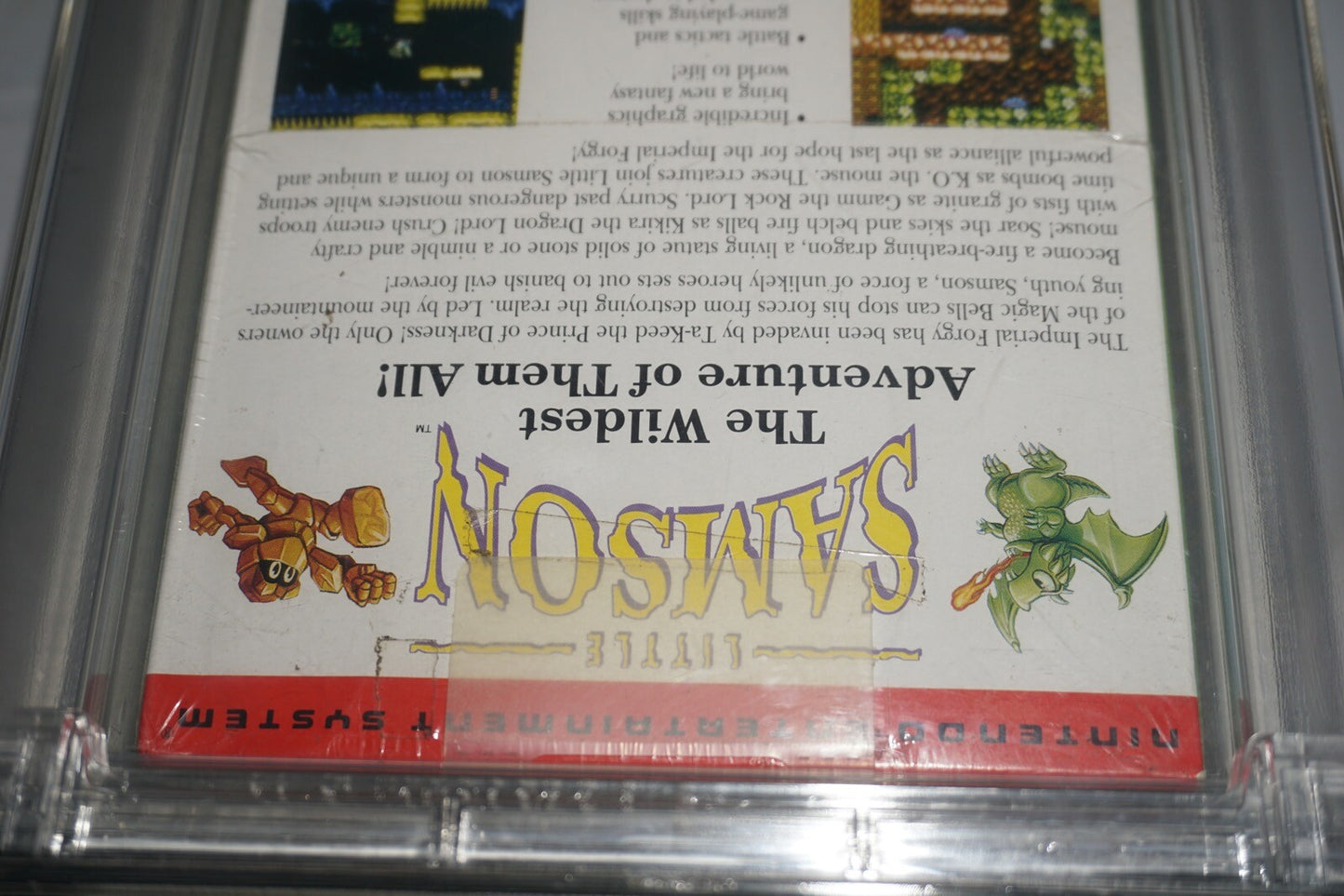 Little Samson (Nintendo NES) 8.0 B NEW Sealed