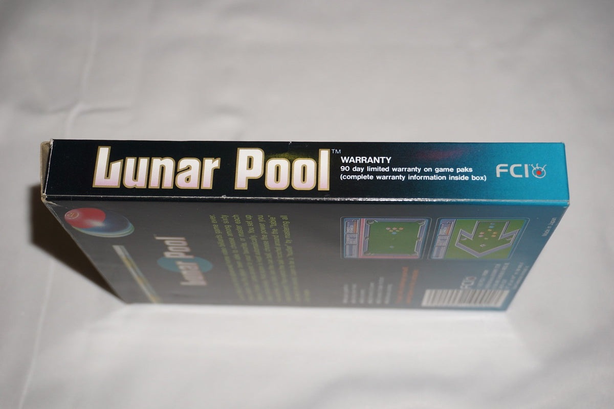 Lunar Pool (Nintendo NES) Complete in Box CIB