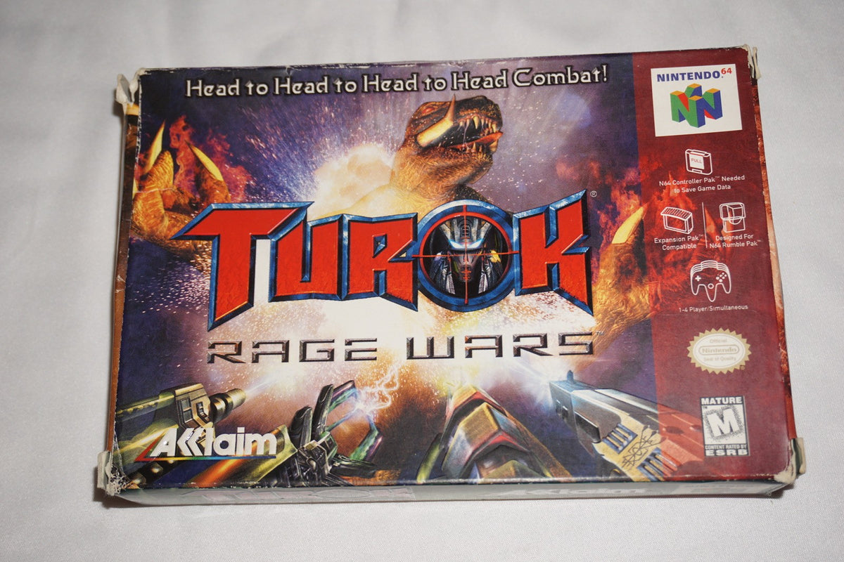 Turok Rage Wars (Nintendo 64 N64) Complete in Box CIB