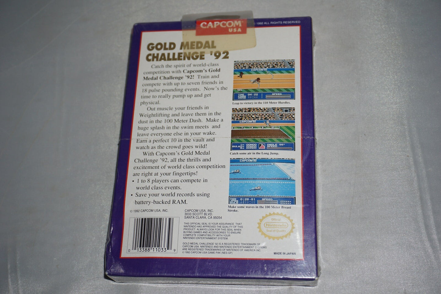 Capcom's Gold Medal Challenge 92 (Nintendo NES) NEW Factory Sealed
