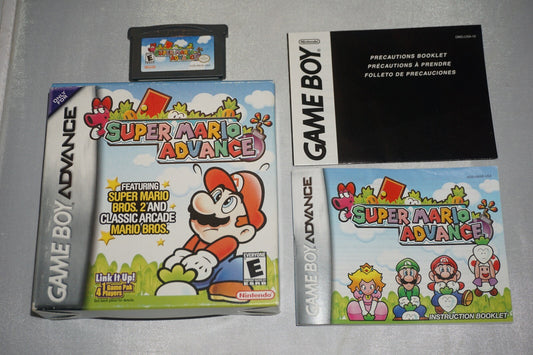Super Mario Advance (Nintendo Gameboy Advance GBA) Complete CIB