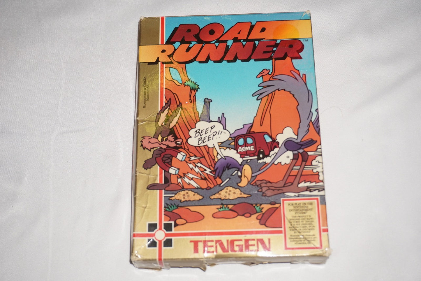 Road Runner (Nintendo NES) Complete in Box CIB