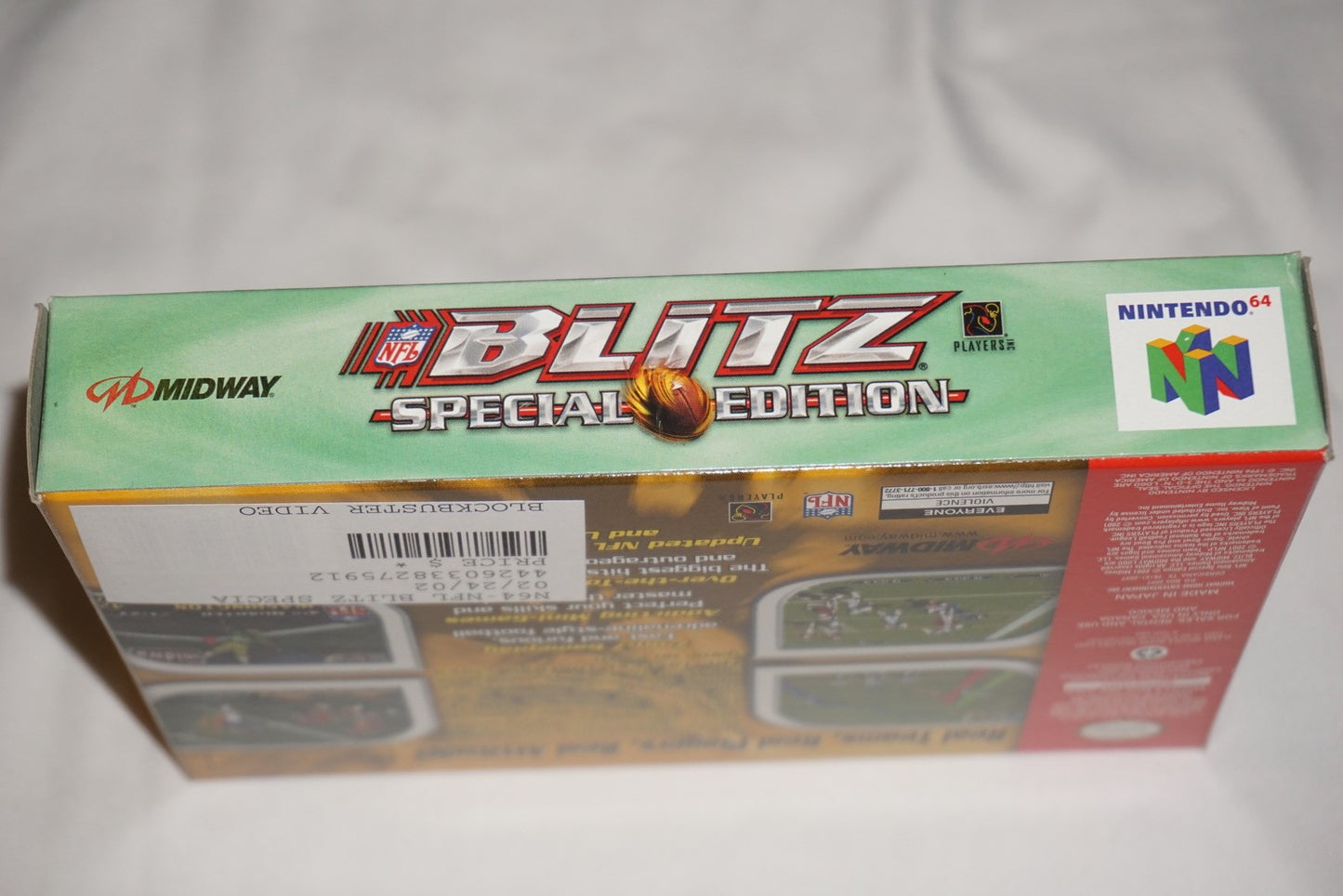 NFL Blitz: Special Edition (Nintendo 64 N64) with Box No Manual