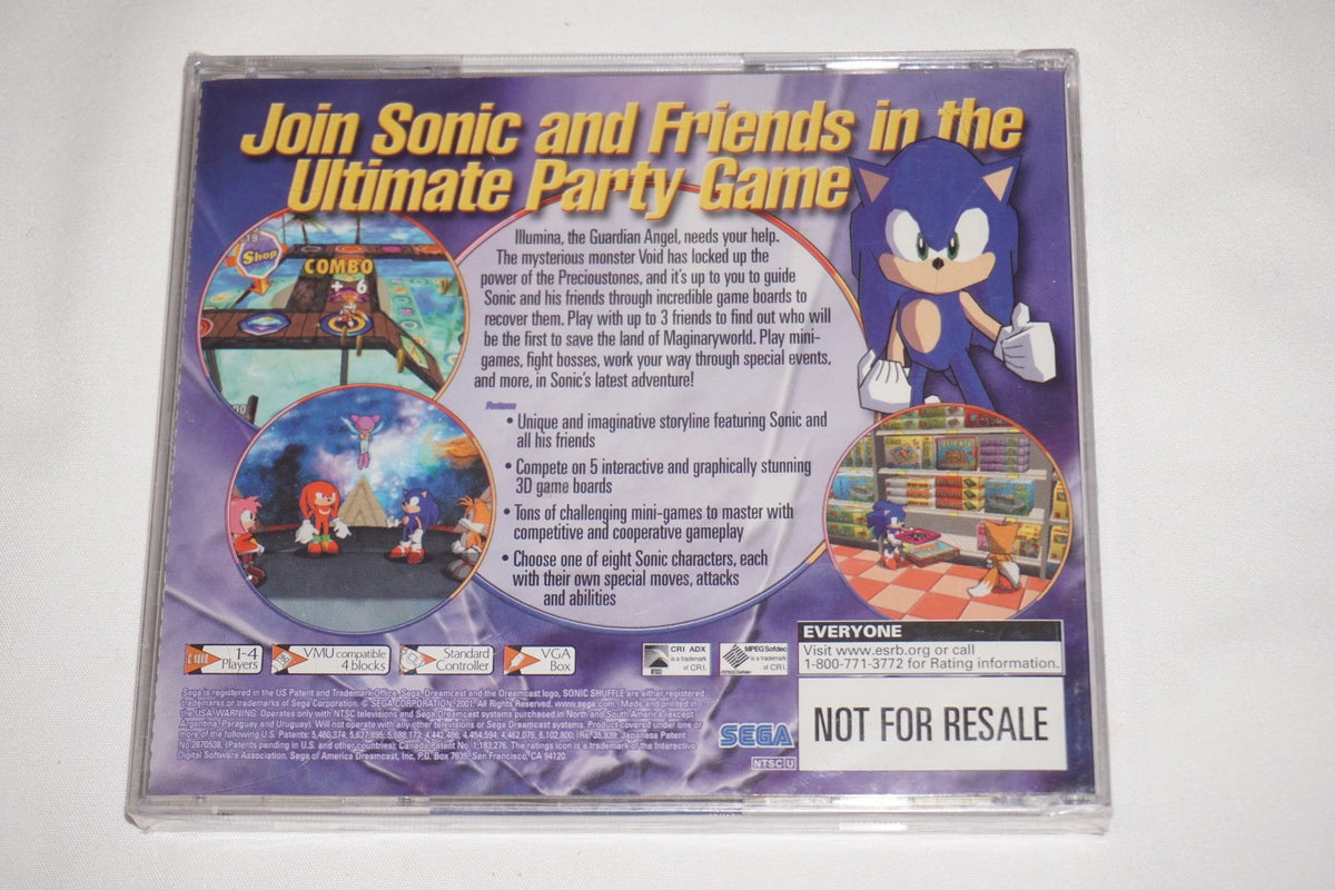 Sonic Shuffle (Sega Dreamcast) NEW Sealed