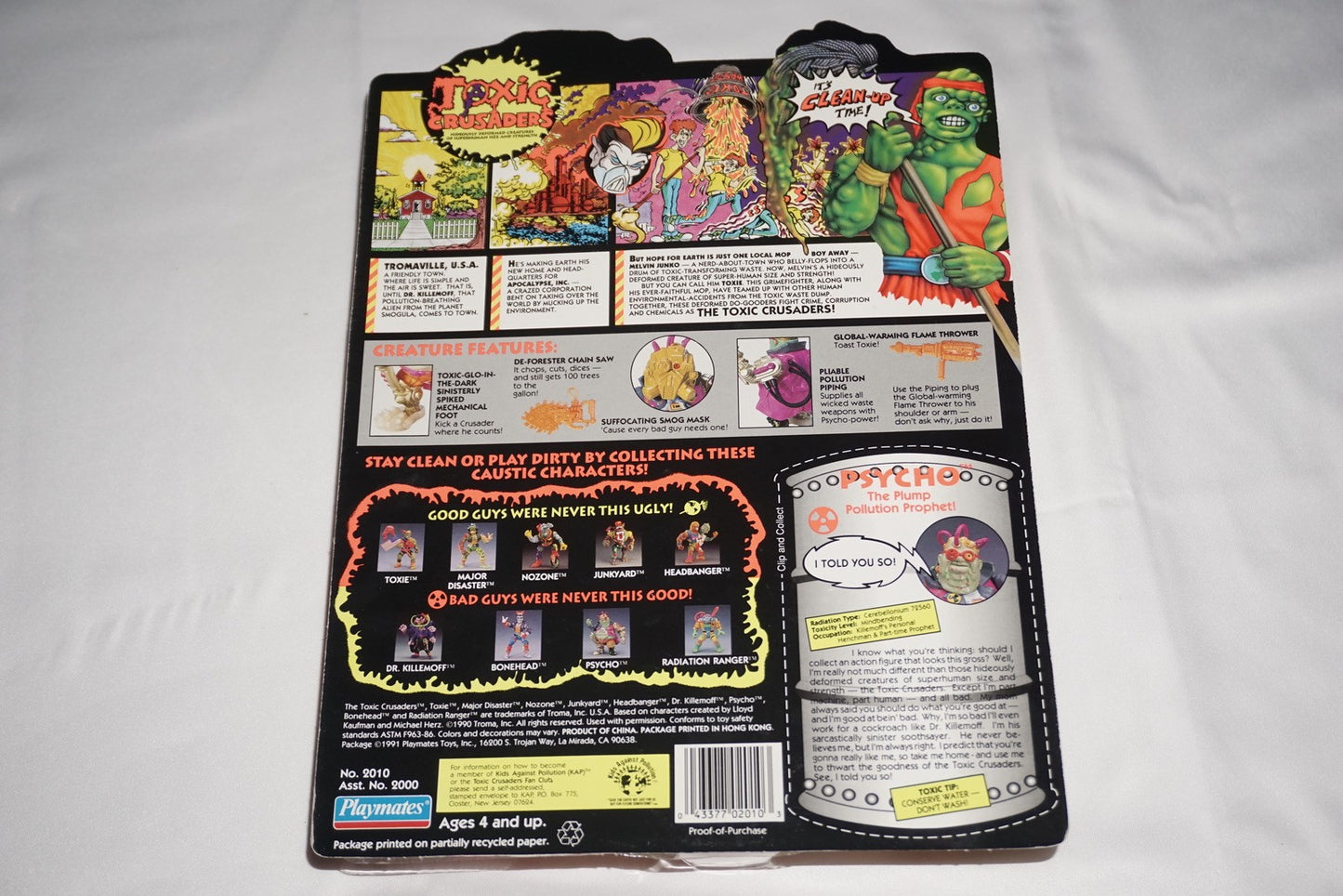 Toxic Crusaders Psycho Playmates 1991 NEW Sealed Unpunched