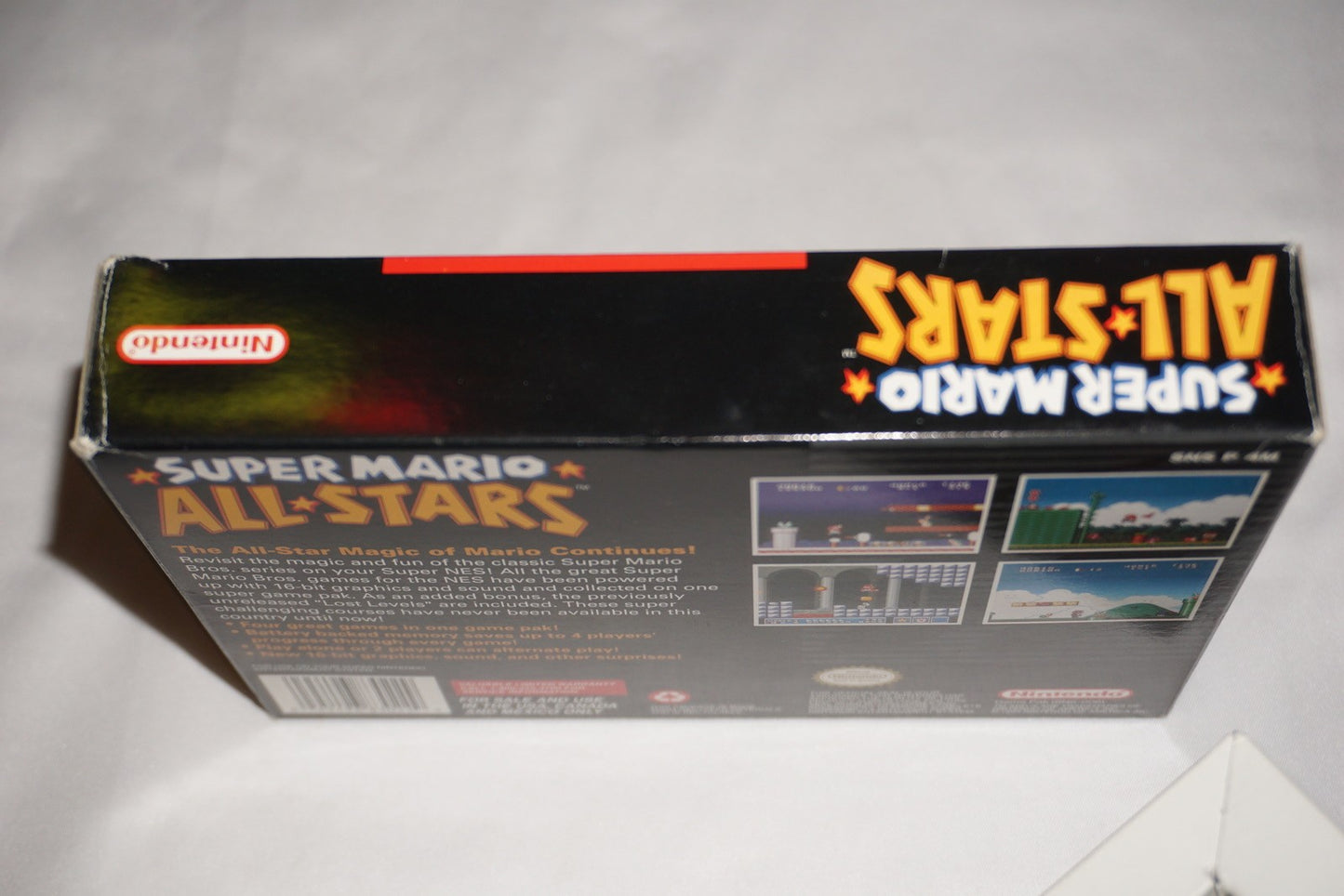 Super Mario All Stars (Super Nintendo SNES) Complete in Box CIB