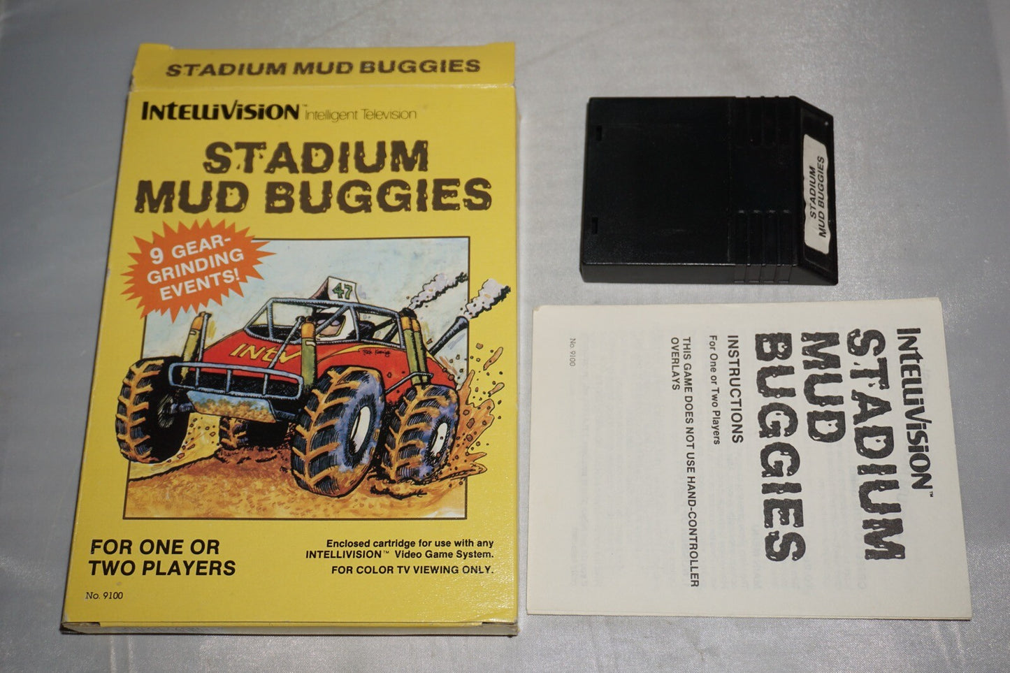 Stadium Mud Buggies (Intellivision) Complete In Box