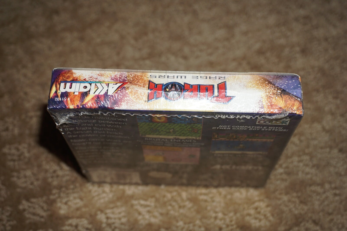 Turok Rage Wars (Gameboy Boy Color GBC) NEW Factory Sealed
