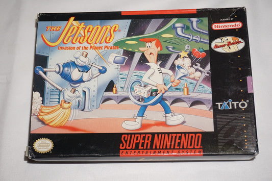Jetsons Invasion of the Planet Pirates (Super Nintendo SNES) Complete in Box CIB