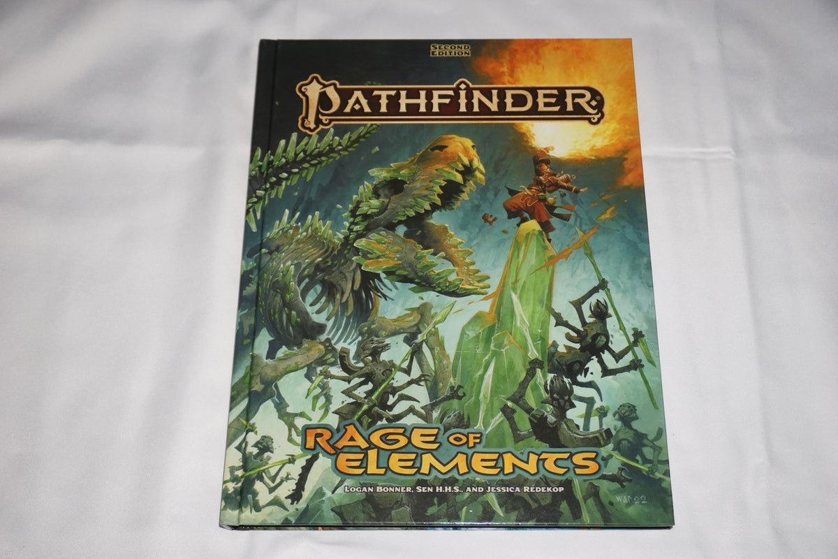 Rage Of Elements Second Edition Hardcover Book Pathfinder NEW