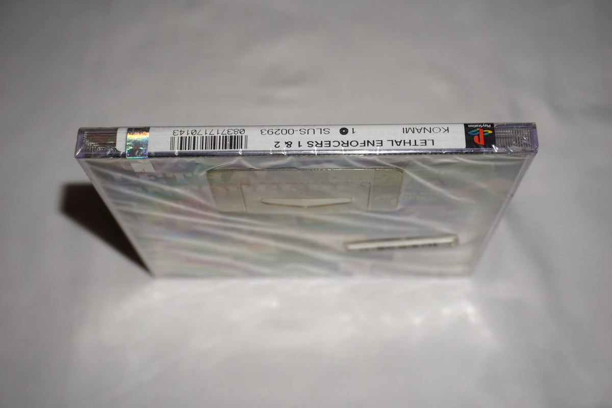 Lethal Enforcers I & II 1 2 (Sony Playstation 1 ps1) NEW Sealed