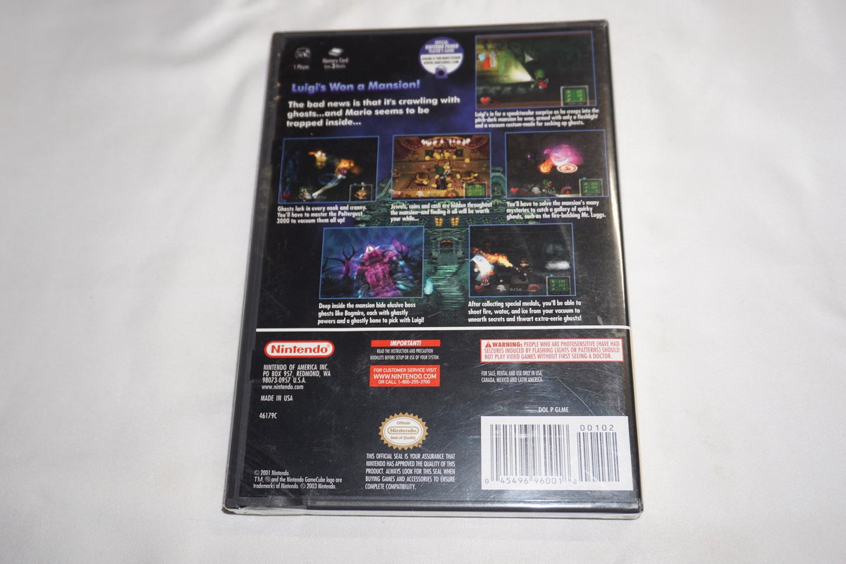 Luigi's Mansion PC (Nintendo Gamecube) NEW Sealed
