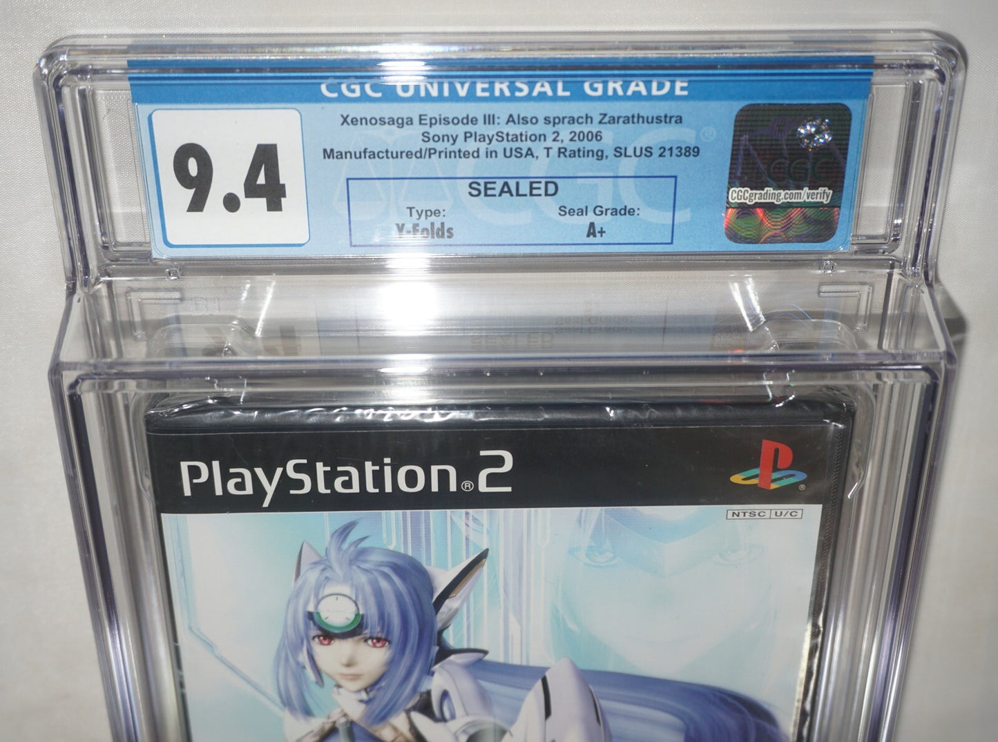 Xenosaga III 3 (Sony Playstation 2 ps2) CGC 9.4 A+ NEW Sealed