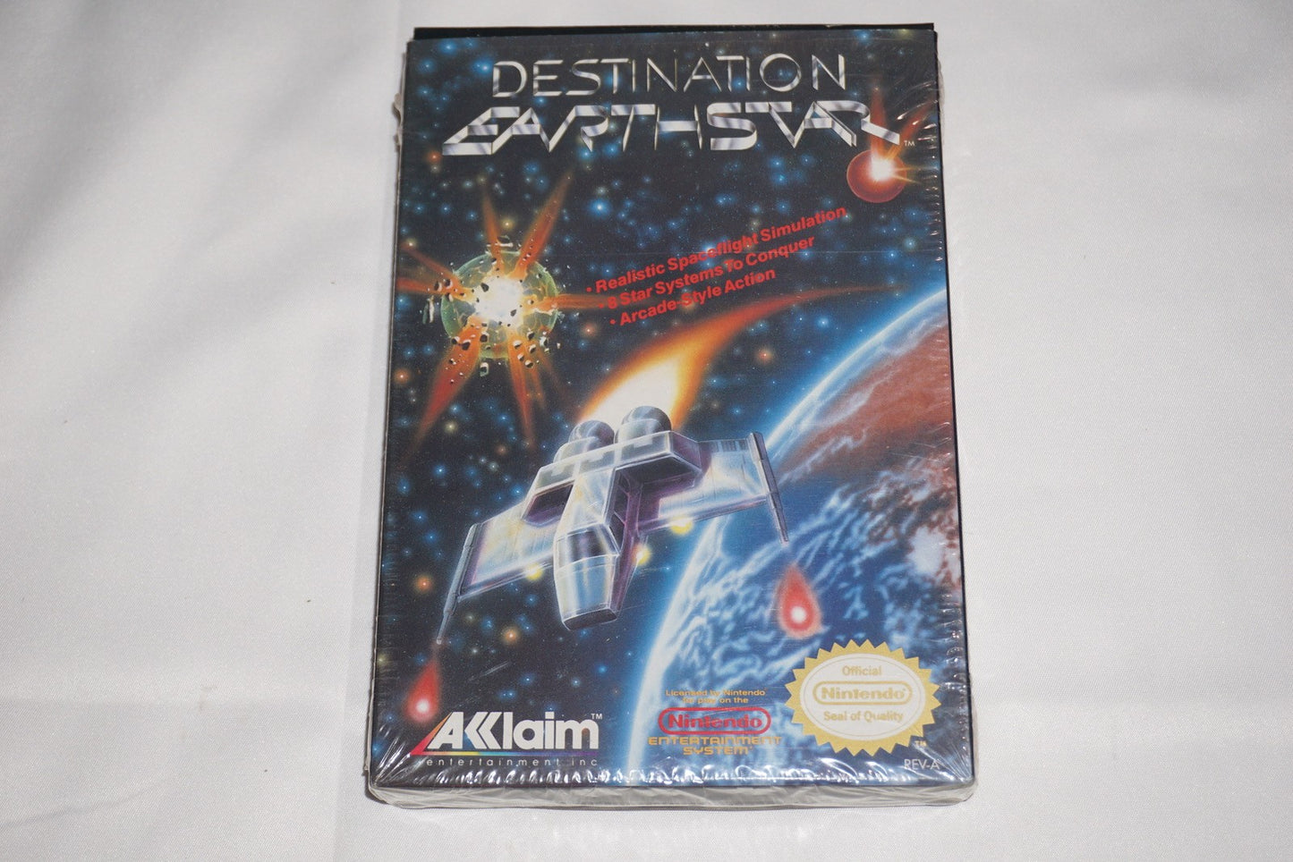 Destination Earthstar (Nintendo NES) Complete in Box CIB Near Mint