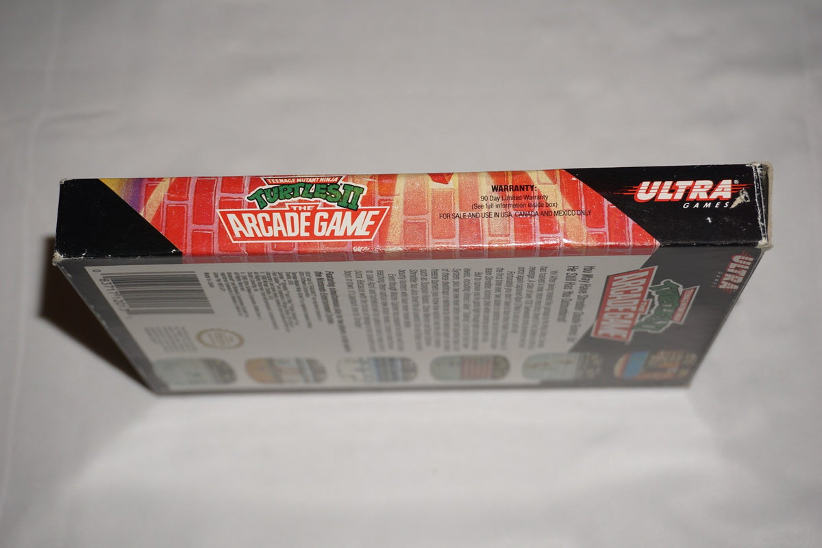 Teenage Mutant Ninja Turtles II Arcade TMNT (Nintendo NES) Complete in Box CIB