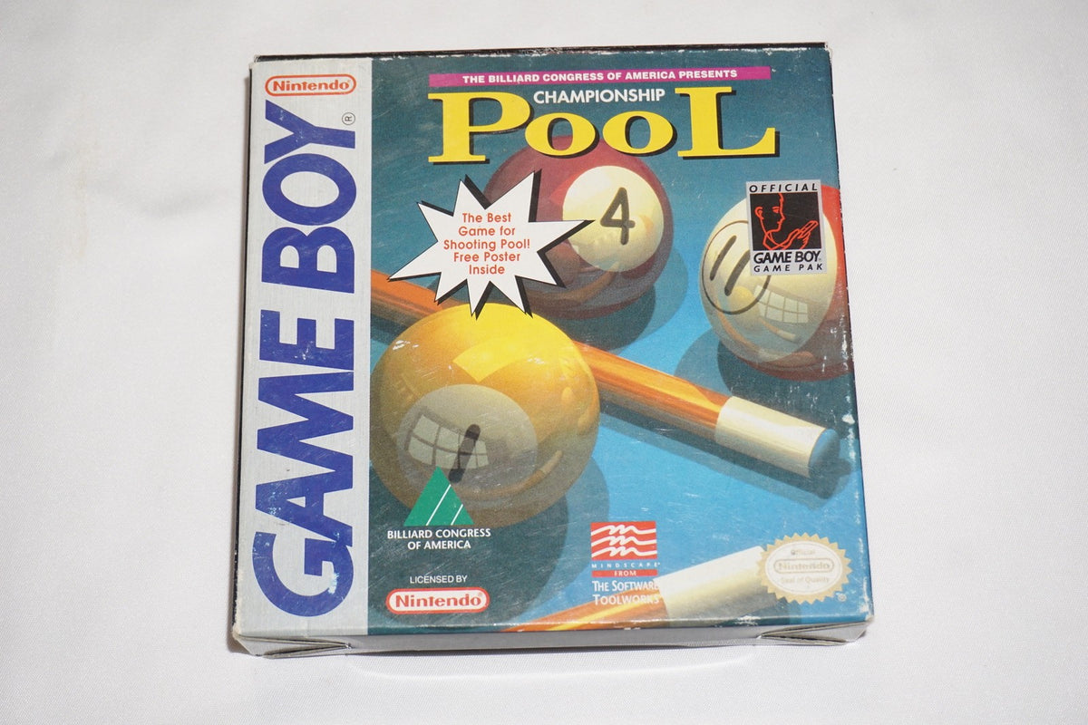 Championship Pool (Nintendo Game Boy Game Boy) Complete in Box CIB