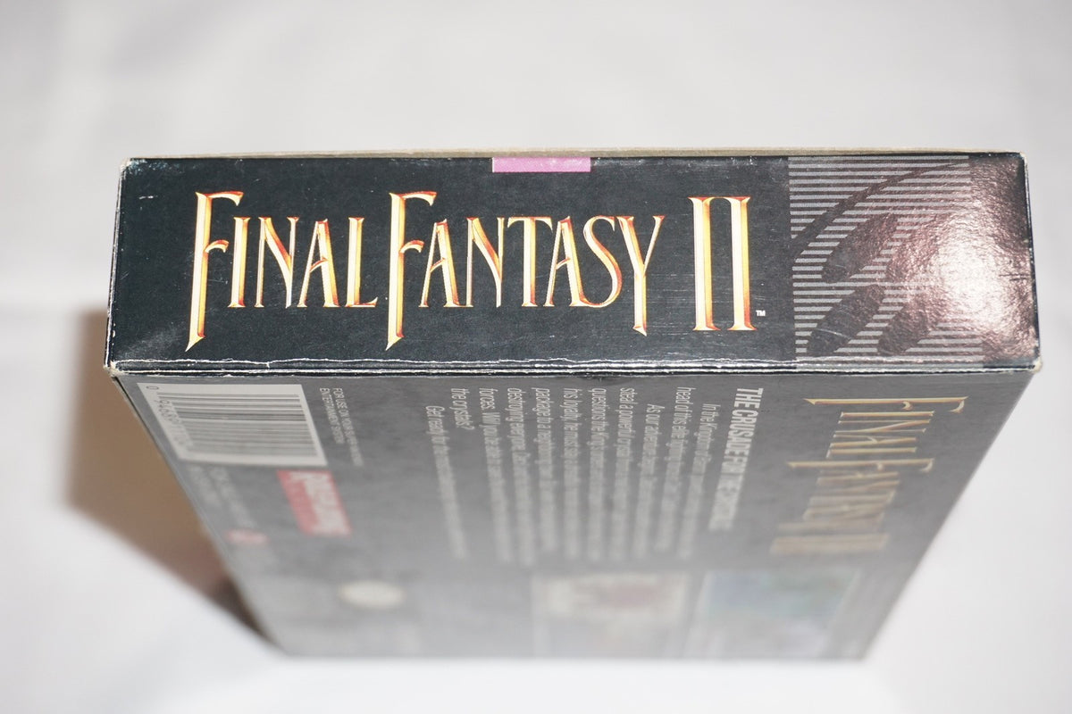 Final Fantasy II 2 (Super Nintendo SNES) Complete in Box CIB