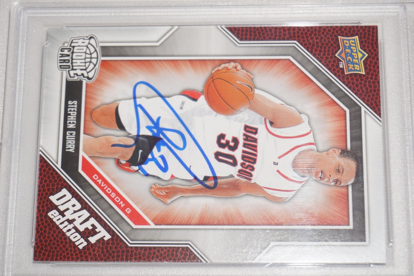 Stephen Curry 2009-2010 UD Upper Deck Draft Edition #34 Auto PSA Gem Mint 10