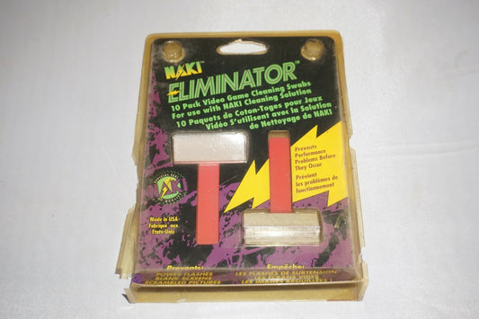 Naki Eliminator 10 Pack Cleaning Swabs NEW
