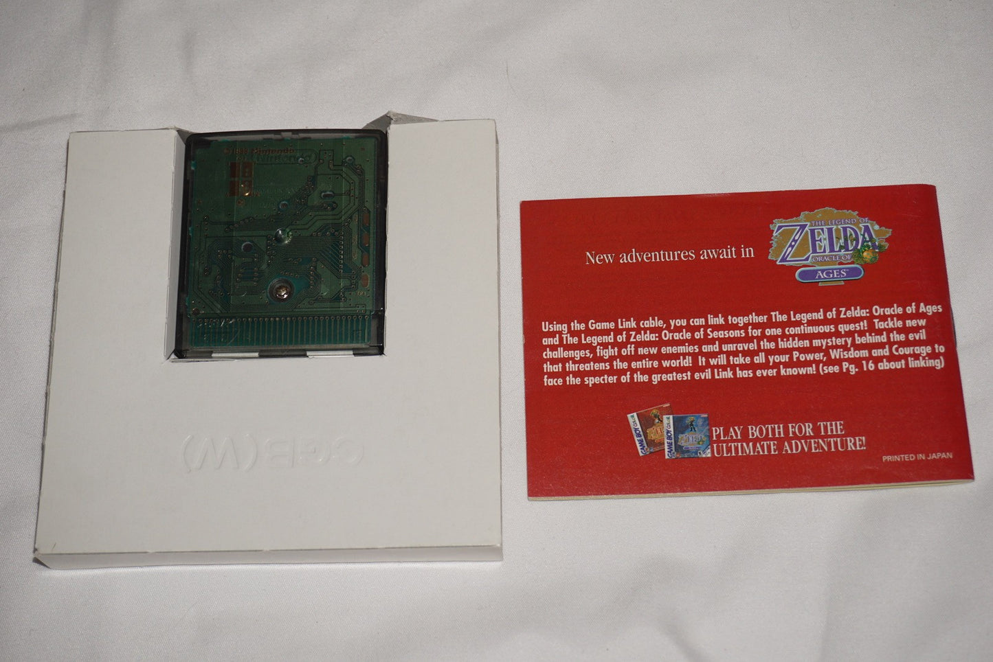 Legend of Zelda Oracle of Season (Nintendo Game Boy Color GameBoy) Complete CIB