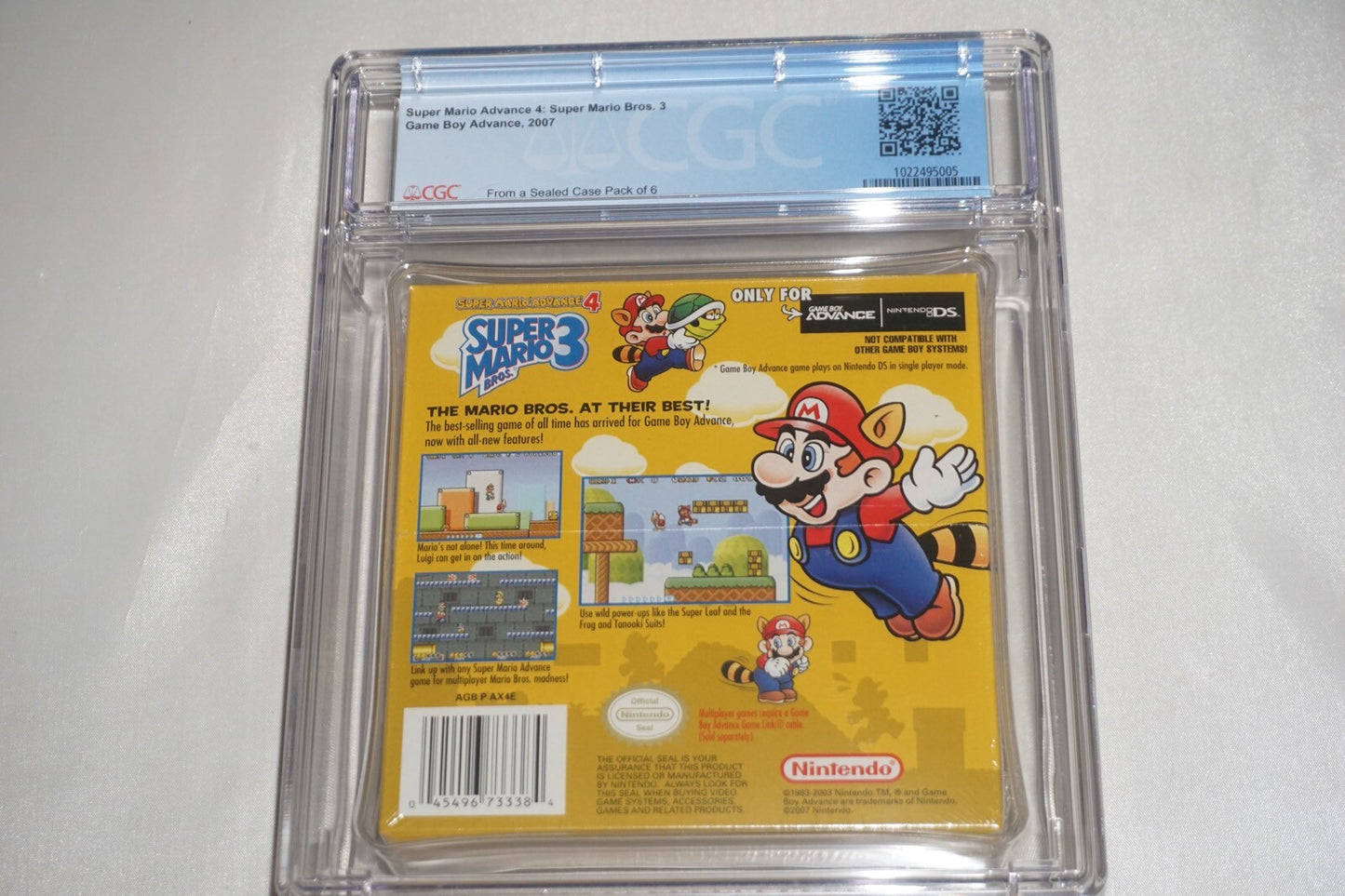 Super Mario Bros 3 4 (Nintendo Game Boy Advance GBA) CGC 9.9 A++ NEW Sealed