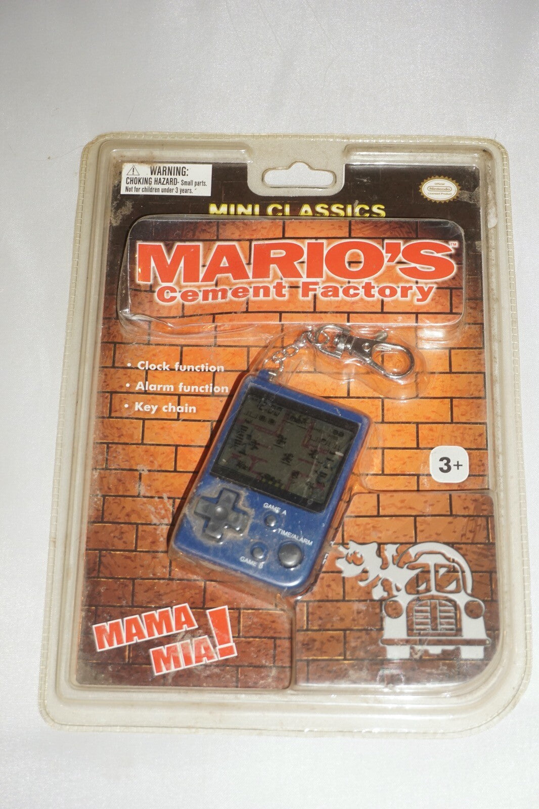 Mario's Cement Factory Blue Mini Classics Nintendo NEW Sealed
