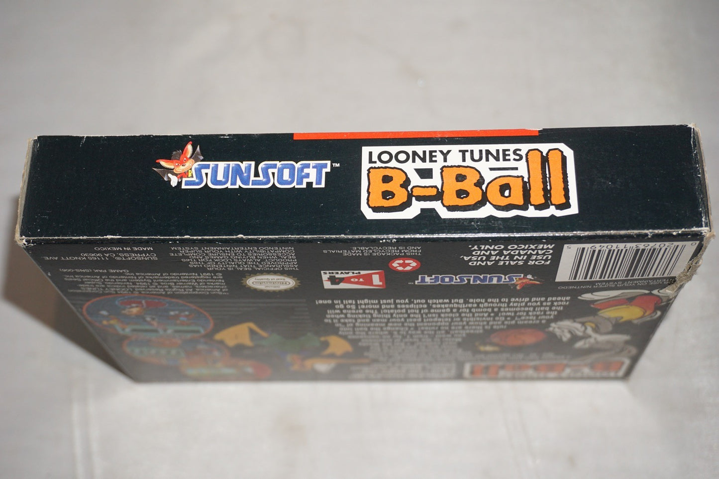 Looney Tunes B-Ball (Super Nintendo SNES) Complete in Box CIB