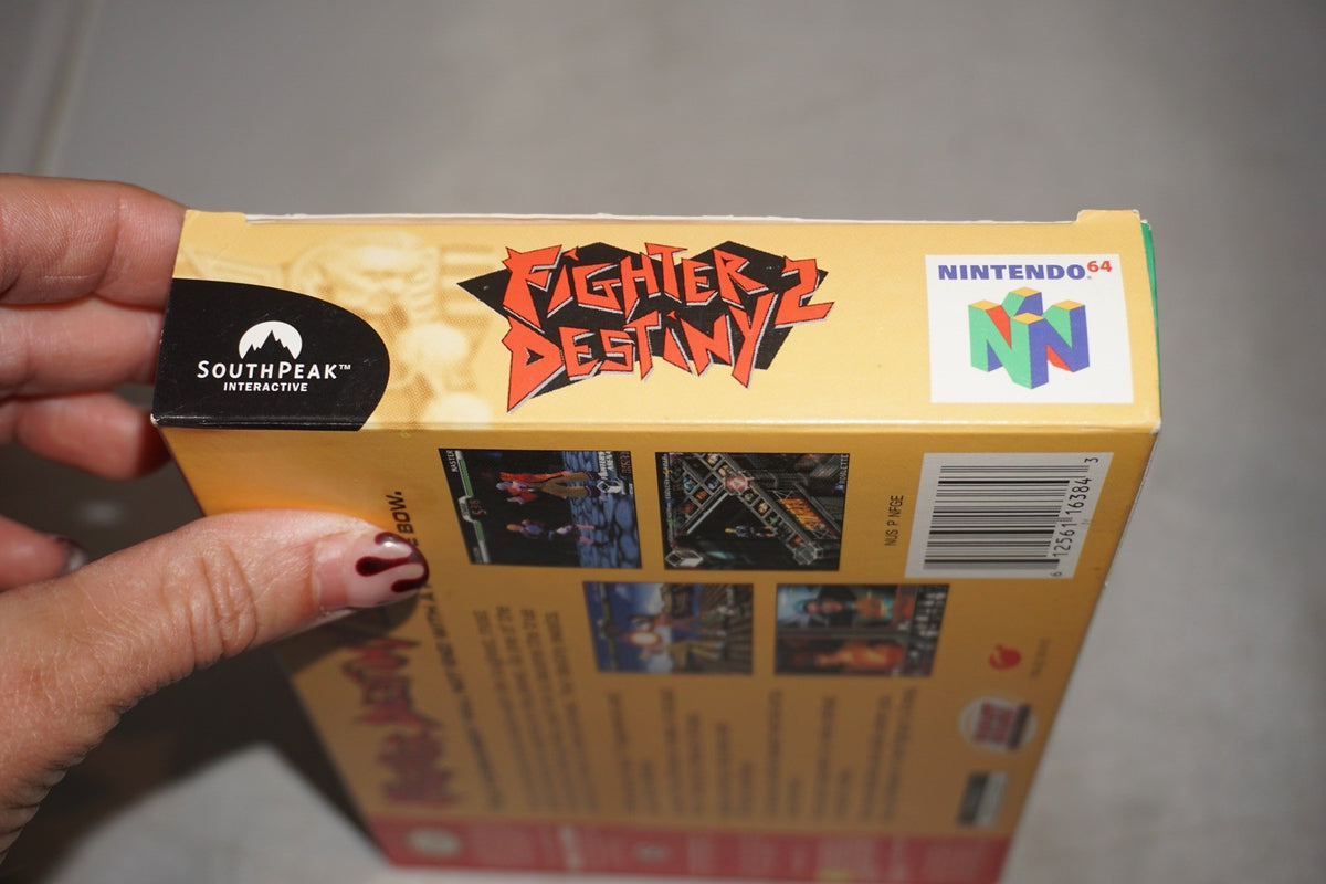 Fighter Destiny 2 (Nintendo 64 N64) Complete in Box CIB Near Mint