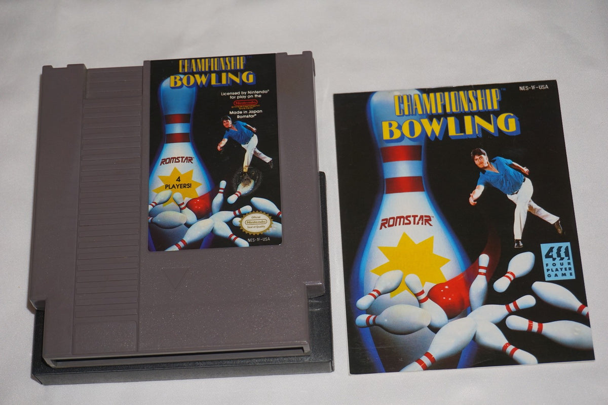 Championship Bowling (Nintendo NES) Complete in Box CIB