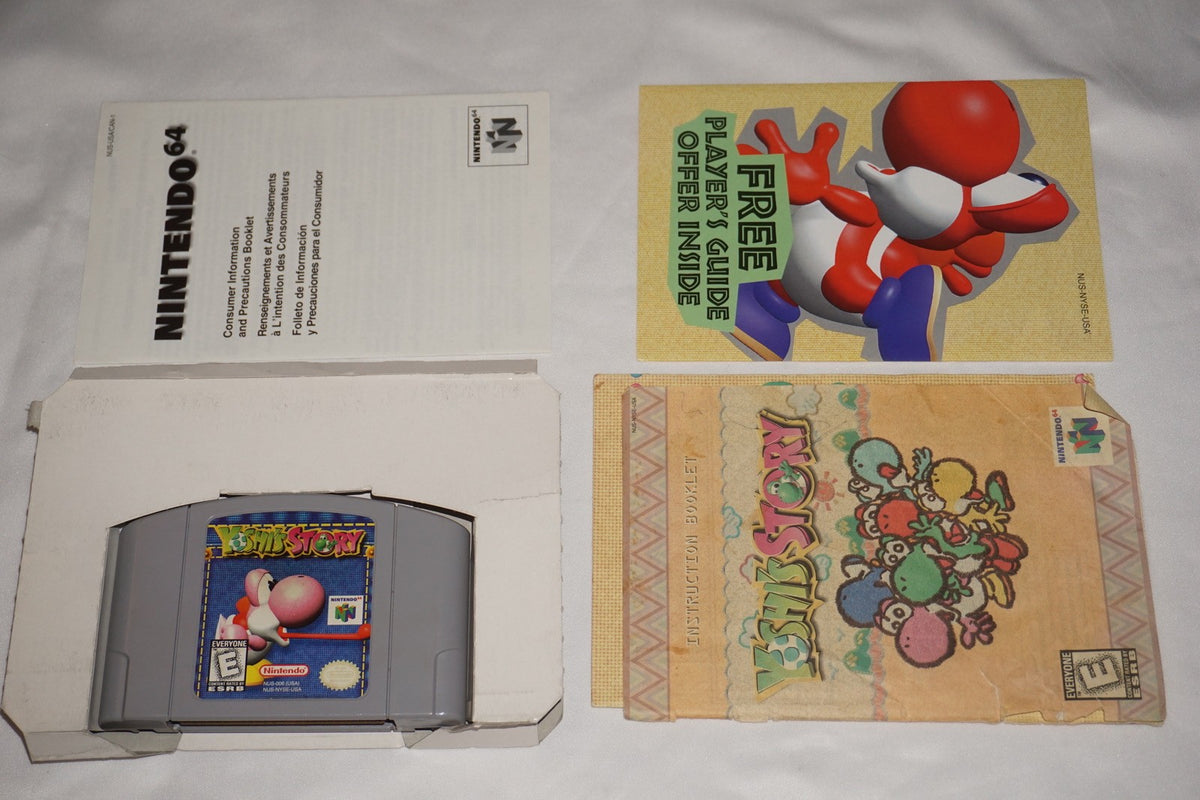 Yoshi's Story (Nintendo 64 N64) Complete in Box CIB Authentic
