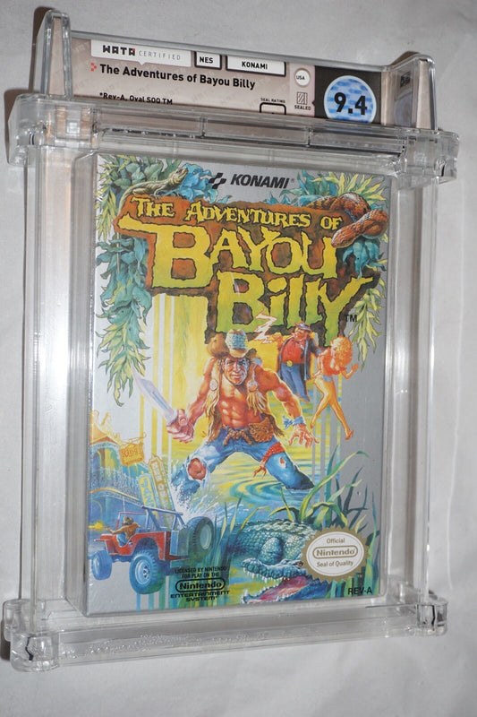 Adventures Of Bayou Billy (Nintendo NES) WATA 9.4 A NEW Factory Sealed
