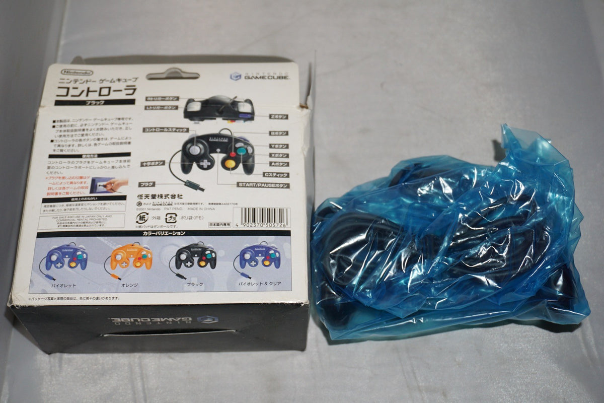 Black Controller (Nintendo Gamecube) NEW Official OEM Japan